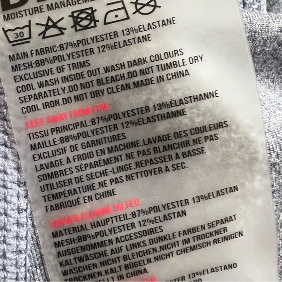 Gymshark Sleek Sculpture 2.0 Mesh Insert Leggings In Blue Steel Gray Siz… - Picture 11 of 14